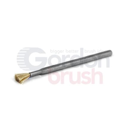 Gordon Brush 1/4 Diameter Horsehair and Aluminum Handle Applicator Brush, PK12 AL251HHG-12